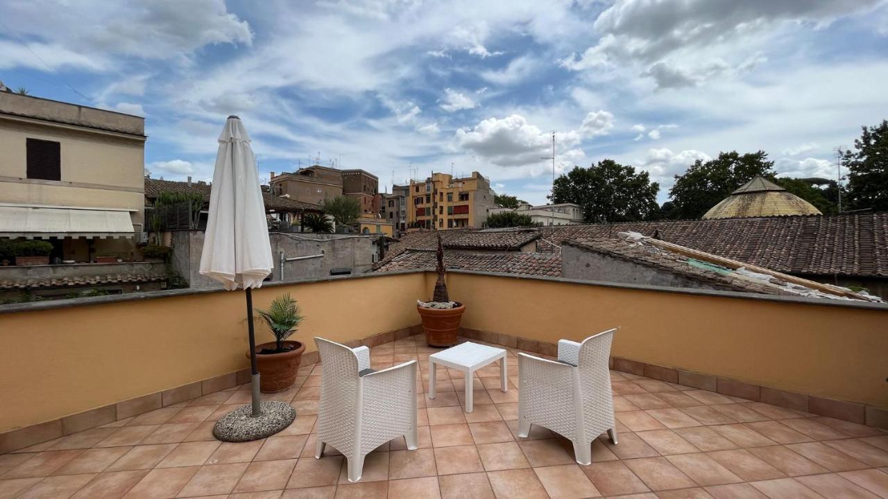 Apartamento Attico Con Terrazza Santa Cecilia Roma Exterior foto